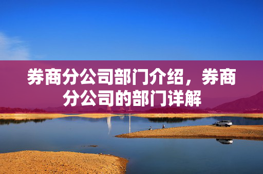 券商分公司部门介绍，券商分公司的部门详解