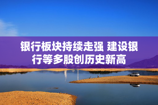 银行板块持续走强 建设银行等多股创历史新高