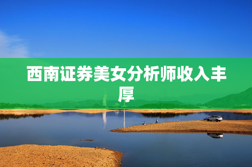 西南证券美女分析师收入丰厚