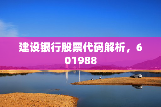 建设银行股票代码解析，601988