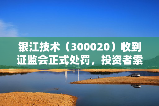 银江技术（300020）收到证监会正式处罚，投资者索赔持续推进