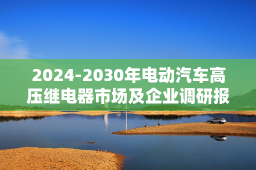 2024-2030年电动汽车高压继电器市场及企业调研报告