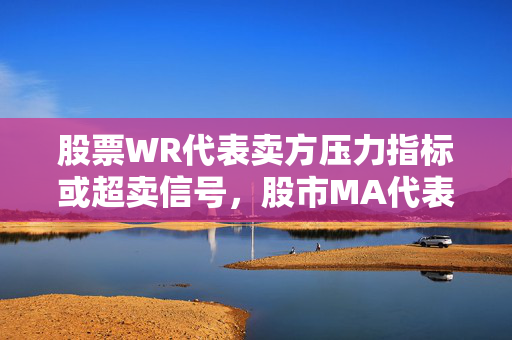 股票WR代表卖方压力指标或超卖信号，股市MA代表移动平均线。