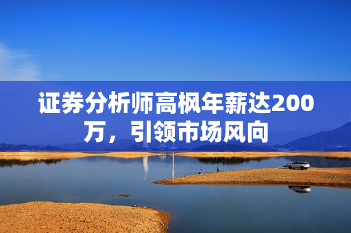 证券分析师高枫年薪达200万，引领市场风向
