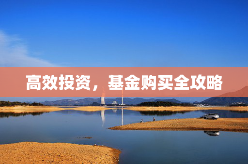 高效投资，基金购买全攻略