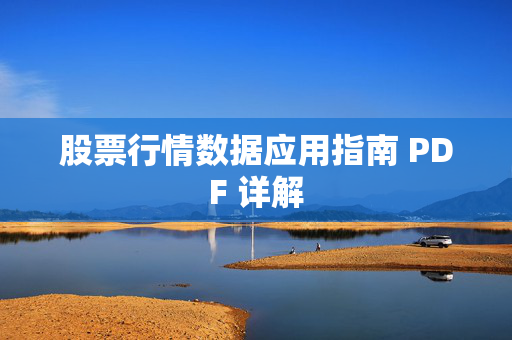 股票行情数据应用指南 PDF 详解
