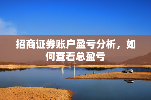 招商证券账户盈亏分析，如何查看总盈亏