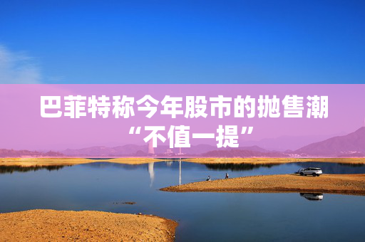 巴菲特称今年股市的抛售潮 “不值一提”