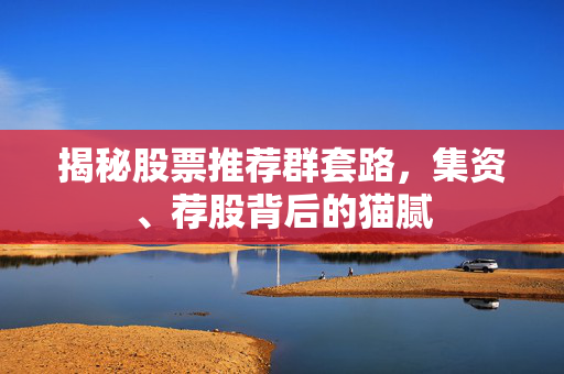 揭秘股票推荐群套路，集资、荐股背后的猫腻