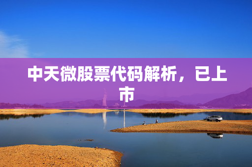 中天微股票代码解析，已上市