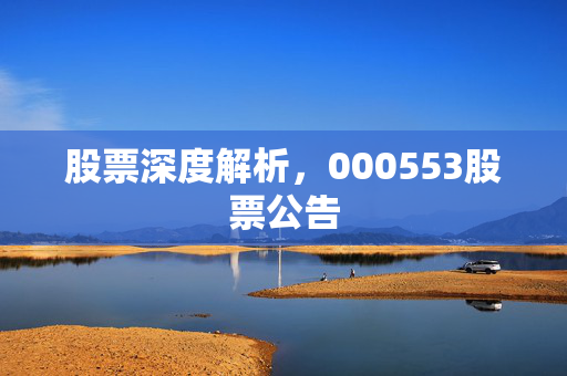 股票深度解析，000553股票公告