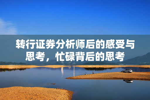 转行证券分析师后的感受与思考，忙碌背后的思考