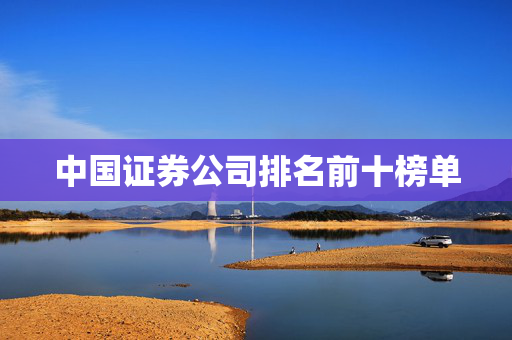 中国证券公司排名前十榜单