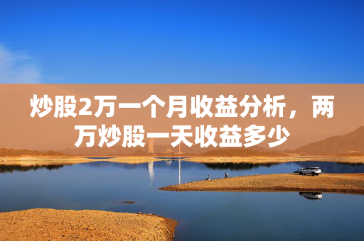 炒股2万一个月收益分析，两万炒股一天收益多少