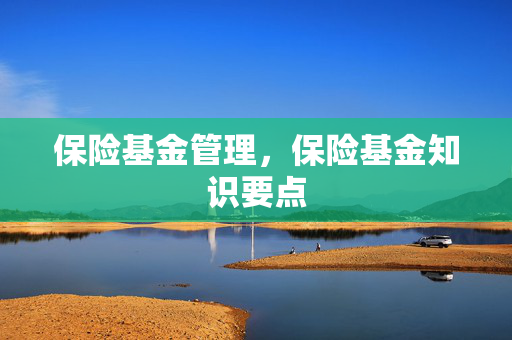 保险基金管理，保险基金知识要点