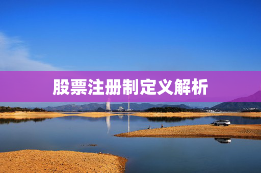 股票注册制定义解析