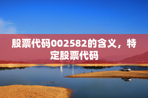 股票代码002582的含义，特定股票代码