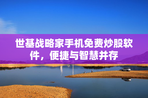 世基战略家手机免费炒股软件，便捷与智慧并存