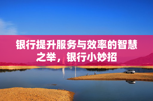 银行提升服务与效率的智慧之举，银行小妙招