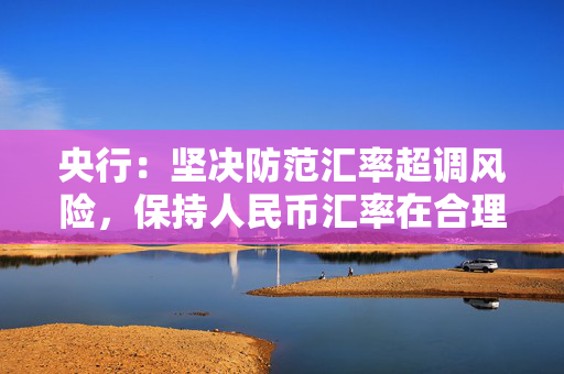 央行：坚决防范汇率超调风险，保持人民币汇率在合理均衡水平上基本稳定