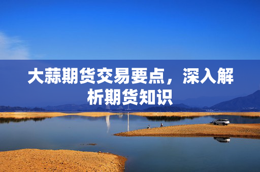 大蒜期货交易要点，深入解析期货知识