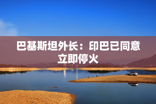 巴基斯坦外长：印巴已同意立即停火