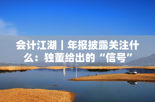 会计江湖｜年报披露关注什么：独董给出的“信号”