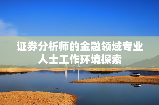 证券分析师的金融领域专业人士工作环境探索