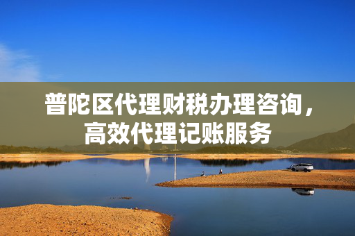 普陀区代理财税办理咨询，高效代理记账服务