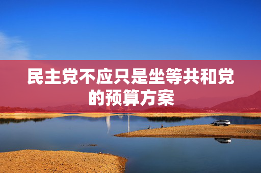 民主党不应只是坐等共和党的预算方案