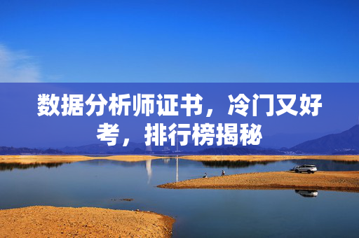 数据分析师证书，冷门又好考，排行榜揭秘