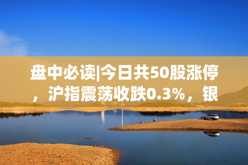盘中必读|今日共50股涨停，沪指震荡收跌0.3%，银行、纺织板块全天强势