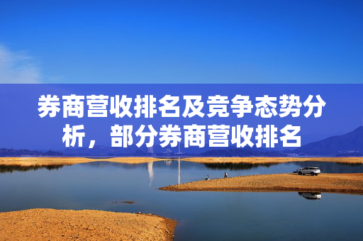 券商营收排名及竞争态势分析，部分券商营收排名