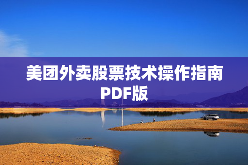 美团外卖股票技术操作指南PDF版