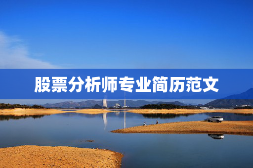 股票分析师专业简历范文