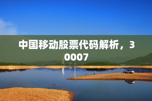 中国移动股票代码解析，30007