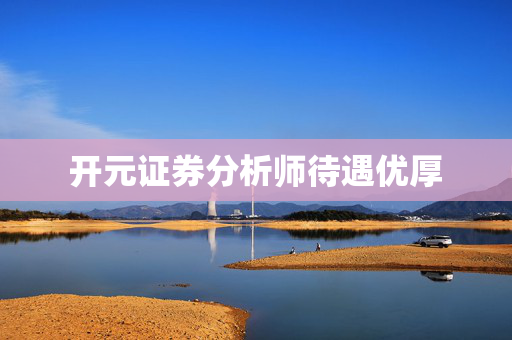 开元证券分析师待遇优厚