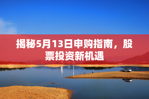 揭秘5月13日申购指南，股票投资新机遇