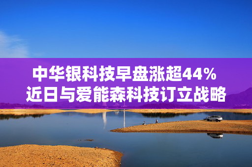 中华银科技早盘涨超44% 近日与爱能森科技订立战略合作协议