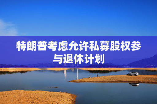 特朗普考虑允许私募股权参与退休计划