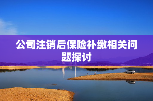 公司注销后保险补缴相关问题探讨