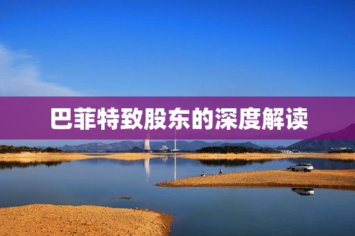 巴菲特致股东的深度解读