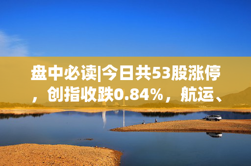 盘中必读|今日共53股涨停，创指收跌0.84%，航运、光伏板块走强
