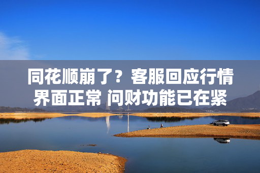 同花顺崩了？客服回应行情界面正常 问财功能已在紧急处理