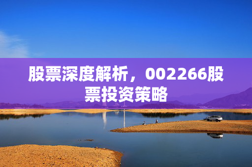 股票深度解析，002266股票投资策略