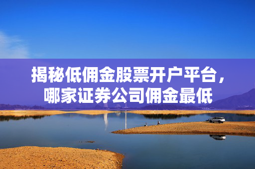 揭秘低佣金股票开户平台，哪家证券公司佣金最低
