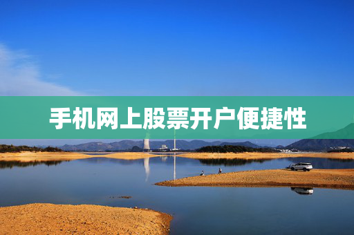手机网上股票开户便捷性